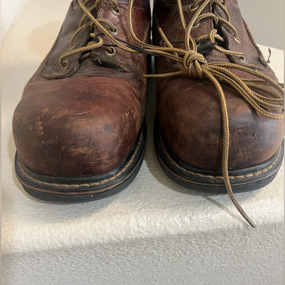 Irish Setter Men’s Ramsey Brown Leather Soft Toe Work Construction Boots size 12